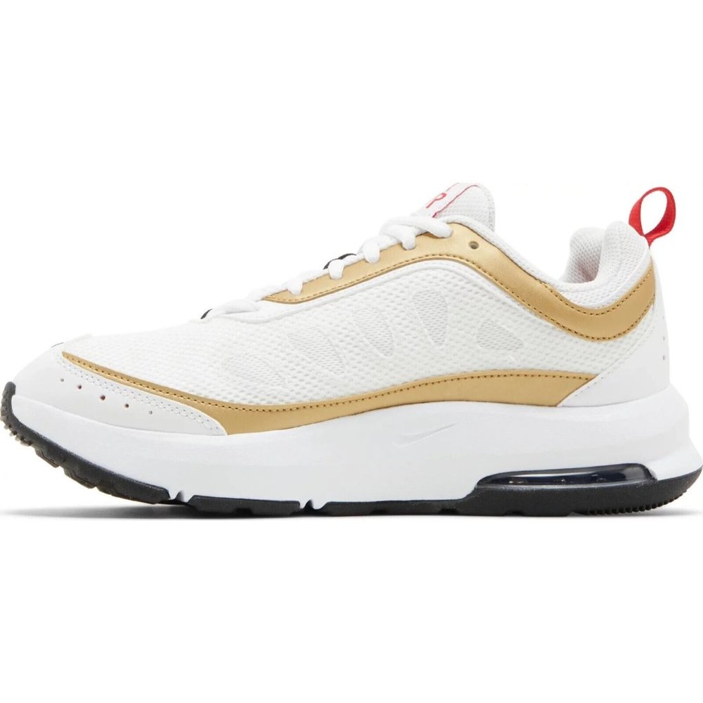 Nike Air Max AP Women's White Gold Shoes Sneakers CU4870-103 Black - Picture 3 of 8